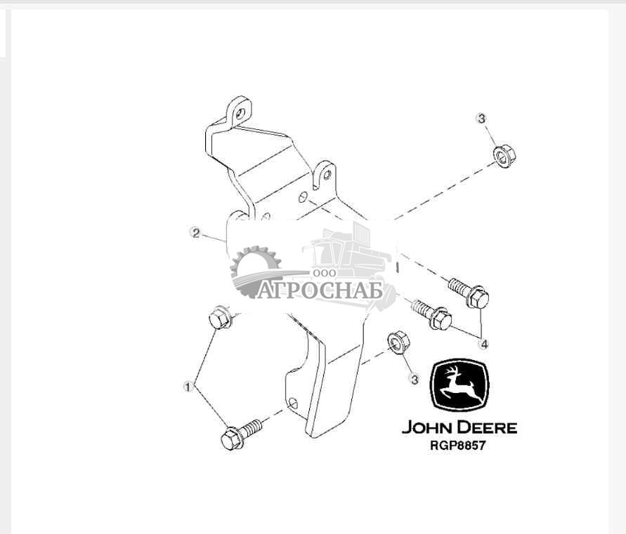 Air Conditioning Compressor Support (6068) (215285 